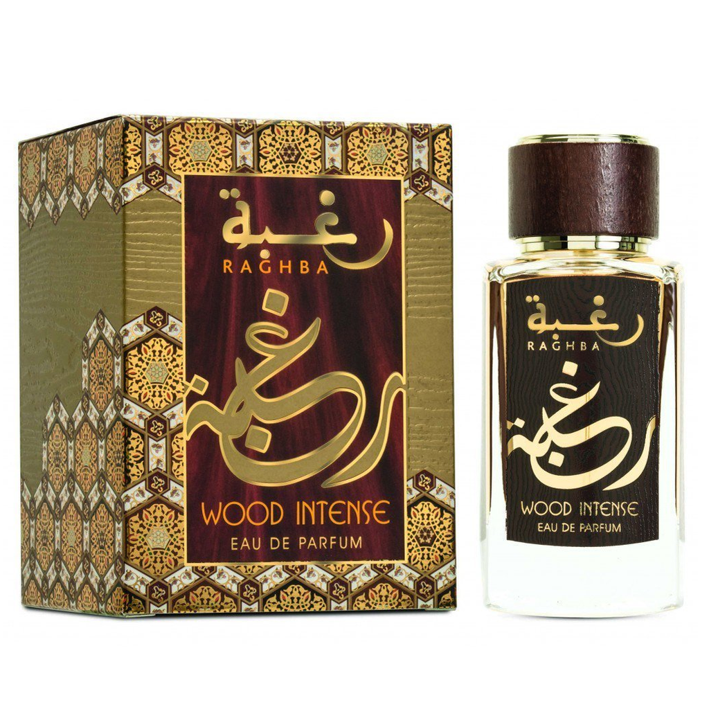 Lattafa Raghba Wood bottle — Tom Ford Tobacco Oud dupe