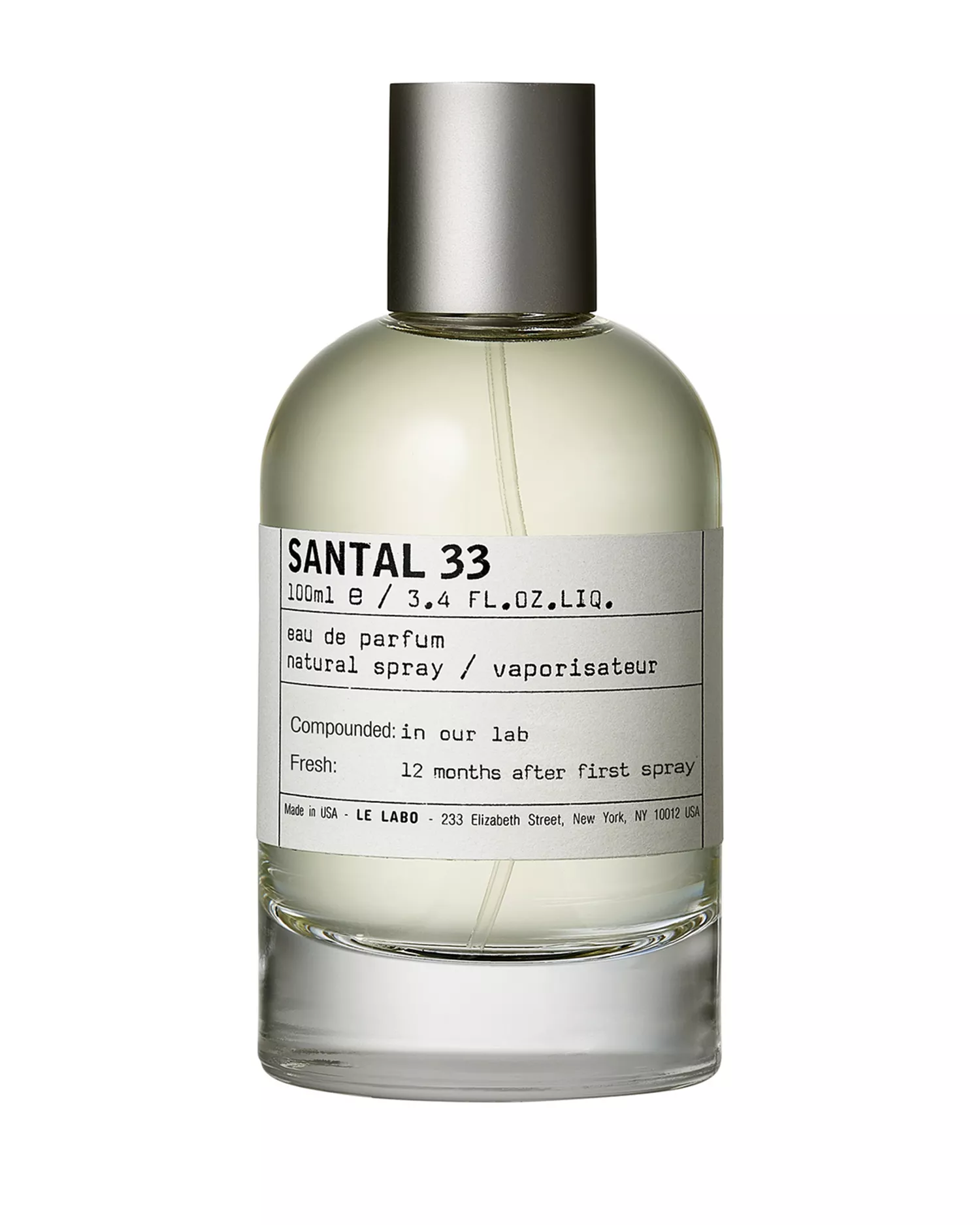 Le Labo Santal 33 bottle